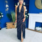 Rosanna Halterneck Occasion Dress Coco/Black