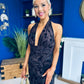 Rosanna Halterneck Occasion Dress Coco/Black