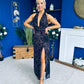 Rosanna Halterneck Occasion Dress Coco/Black