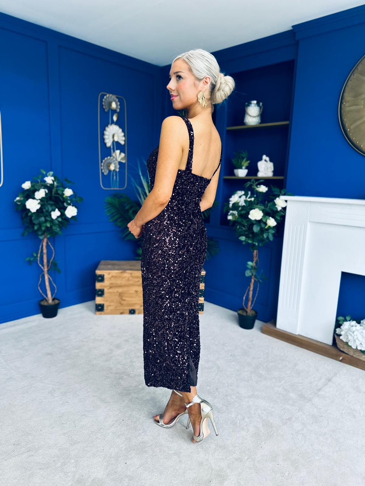 Poppy Sequin Occasion Dress Coco