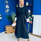 Olivia Detailed Occasion Dress Black