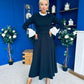 Olivia Detailed Occasion Dress Black