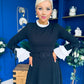 Olivia Detailed Occasion Dress Black