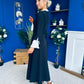 Olivia Detailed Occasion Dress Black