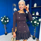 Jada Button Detail Mini Dress Coco