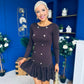 Jada Button Detail Mini Dress Coco