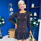 Jada Button Detail Mini Dress Coco
