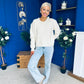 Diane Embellished Knit Jumper Cream