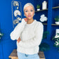 Diane Embellished Knit Jumper Cream