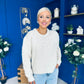 Diane Embellished Knit Jumper Cream