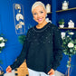 Diane Embellished Knit Jumper Black