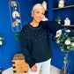 Diane Embellished Knit Jumper Black