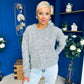 Diane Embellished Knit Jumper Grey