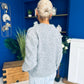 Diane Embellished Knit Jumper Grey