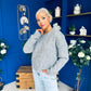 Diane Embellished Knit Jumper Grey