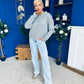 Diane Embellished Knit Jumper Grey