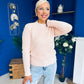 Ellen Chenille Style Top Pwr Pink