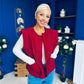 Maeve Detailed Gilet Wine