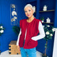 Maeve Detailed Gilet Wine