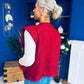 Maeve Detailed Gilet Wine