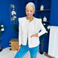 Maeve Detailed Gilet Cream