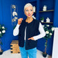 Maeve Detailed Gilet Navy