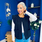 Maeve Detailed Gilet Navy