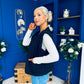 Maeve Detailed Gilet Navy