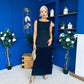 Kimberly Detailed Maxi Dress Black