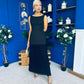 Kimberly Detailed Maxi Dress Black