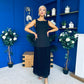 Kimberly Detailed Maxi Dress Black