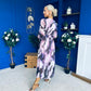 Sabrina Banded Midi Dress Marble Coco