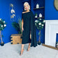 Amanda Detailed Occasion Dress Black