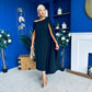 Amanda Detailed Occasion Dress Black