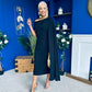 Amanda Detailed Occasion Dress Black