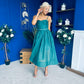 Lira Occasion Midi Dress Emerald