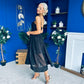 Lira Occasion Midi Dress Black