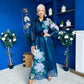 Barbara Occasion Shirt Dress Floral Navy