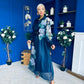 Barbara Occasion Shirt Dress Floral Navy
