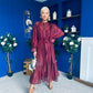 Annette Occasion Shirt Dress Burgundy