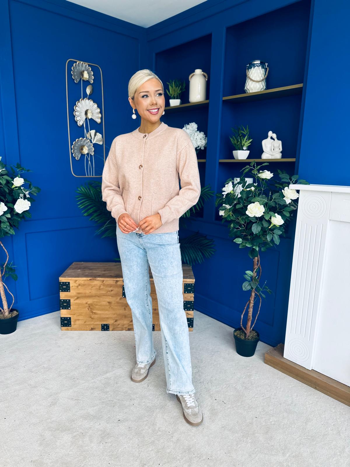 Savi Detailed Cardi Blush