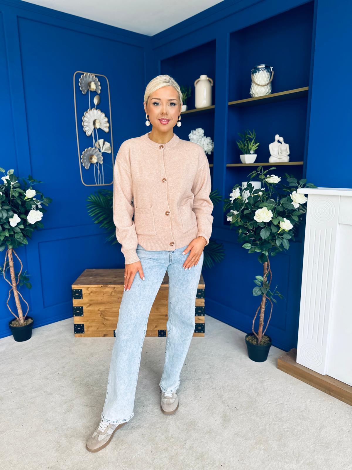 Savi Detailed Cardi Blush