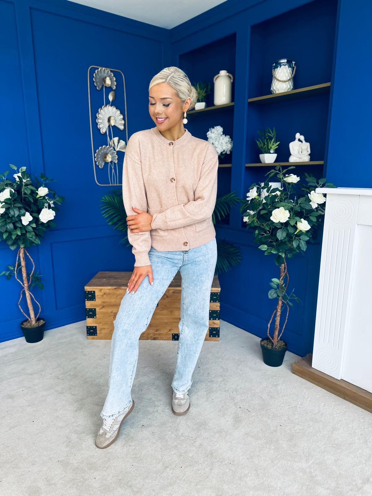 Savi Detailed Cardi Blush