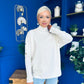 Denise Button Detail Knit Jumper Cream