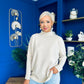 Denise Button Detail Knit Jumper Beige