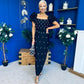 Eleanor Pearl Occasion Dress Black
