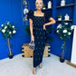 Eleanor Pearl Occasion Dress Black