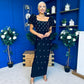 Eleanor Pearl Occasion Dress Black