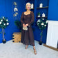 Eire Long Sleeve Midi Dress Coco