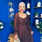 Eire Long Sleeve Midi Dress Coco